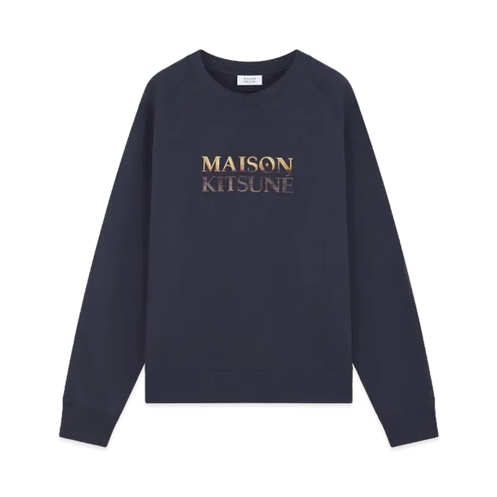 Maison Kitsune Gradient Oversized Sweatshirt "Navy"