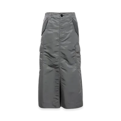 sacai Nylon Twill Skirt "Charcoal Gray"