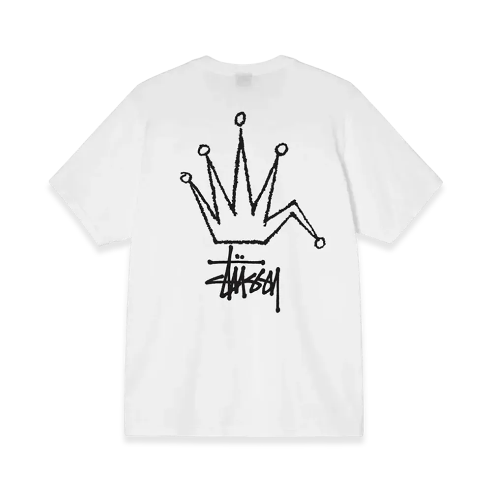Stussy Broken Crown Tee "White"