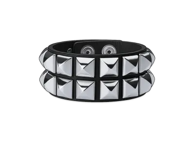Supreme Studded Leather Bracelet "Black"