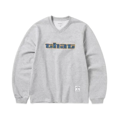 thisisneverthat Paneled Sports Crewneck "Heather Grey"