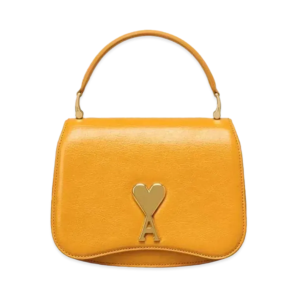 AMI PARIS Top Handle Bags "Mustard"