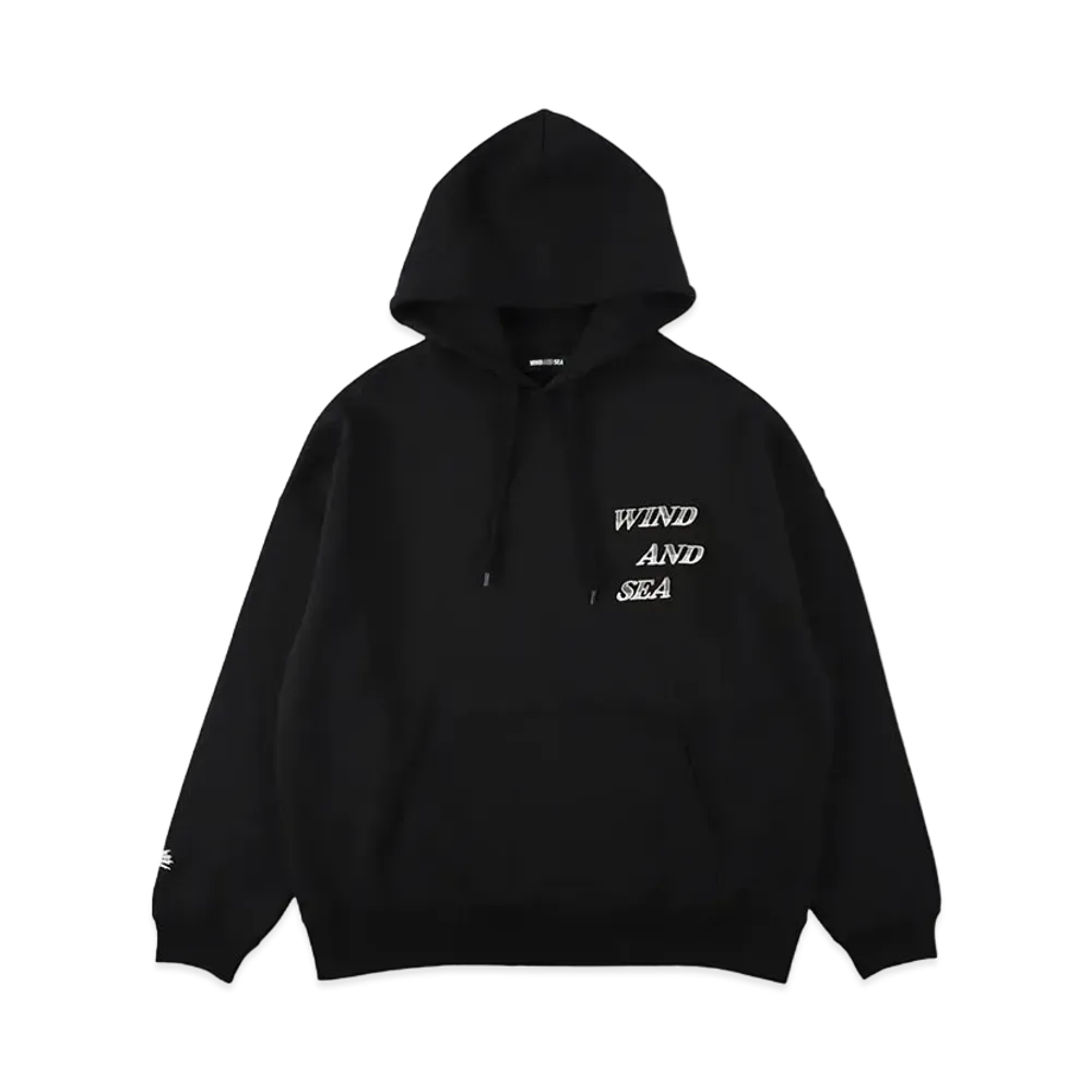 WIND AND SEA Gradation Logo Hoodie "Black"