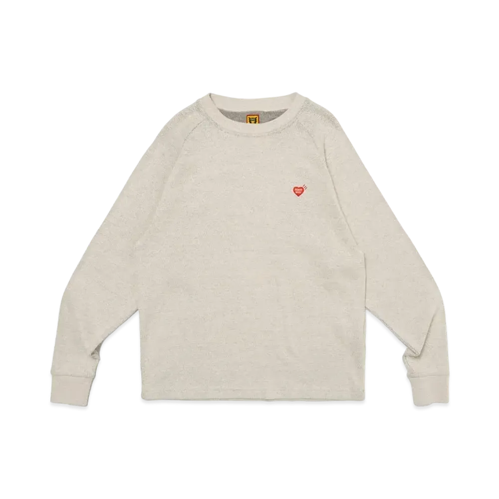 HUMAN MADE Thermal L/S T-Shirt "White"