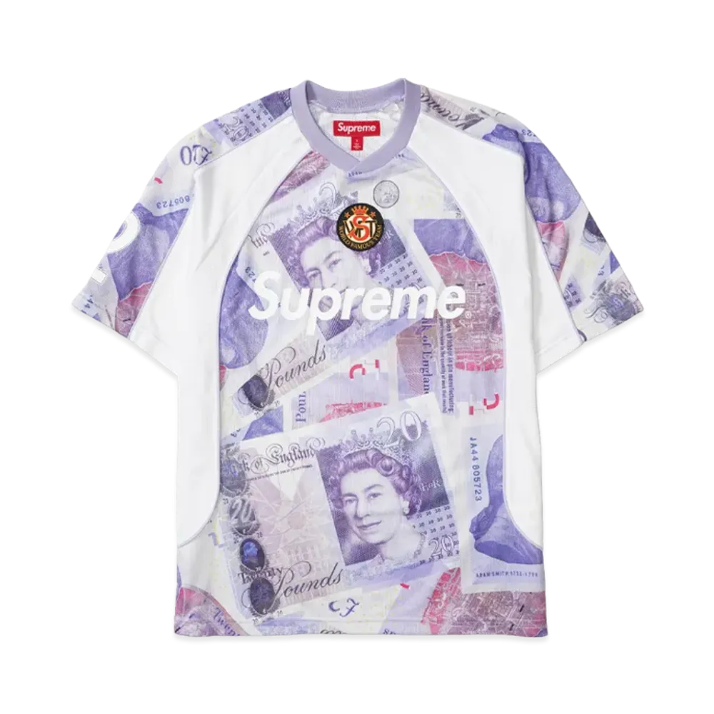 Supreme Pounds Soccer Jersey "White"