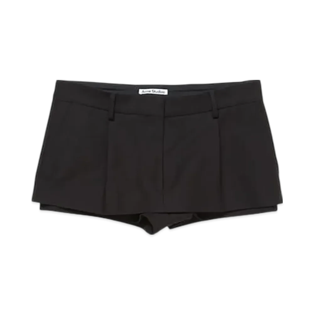 Acne Studios Layered mini skirt "Black"
