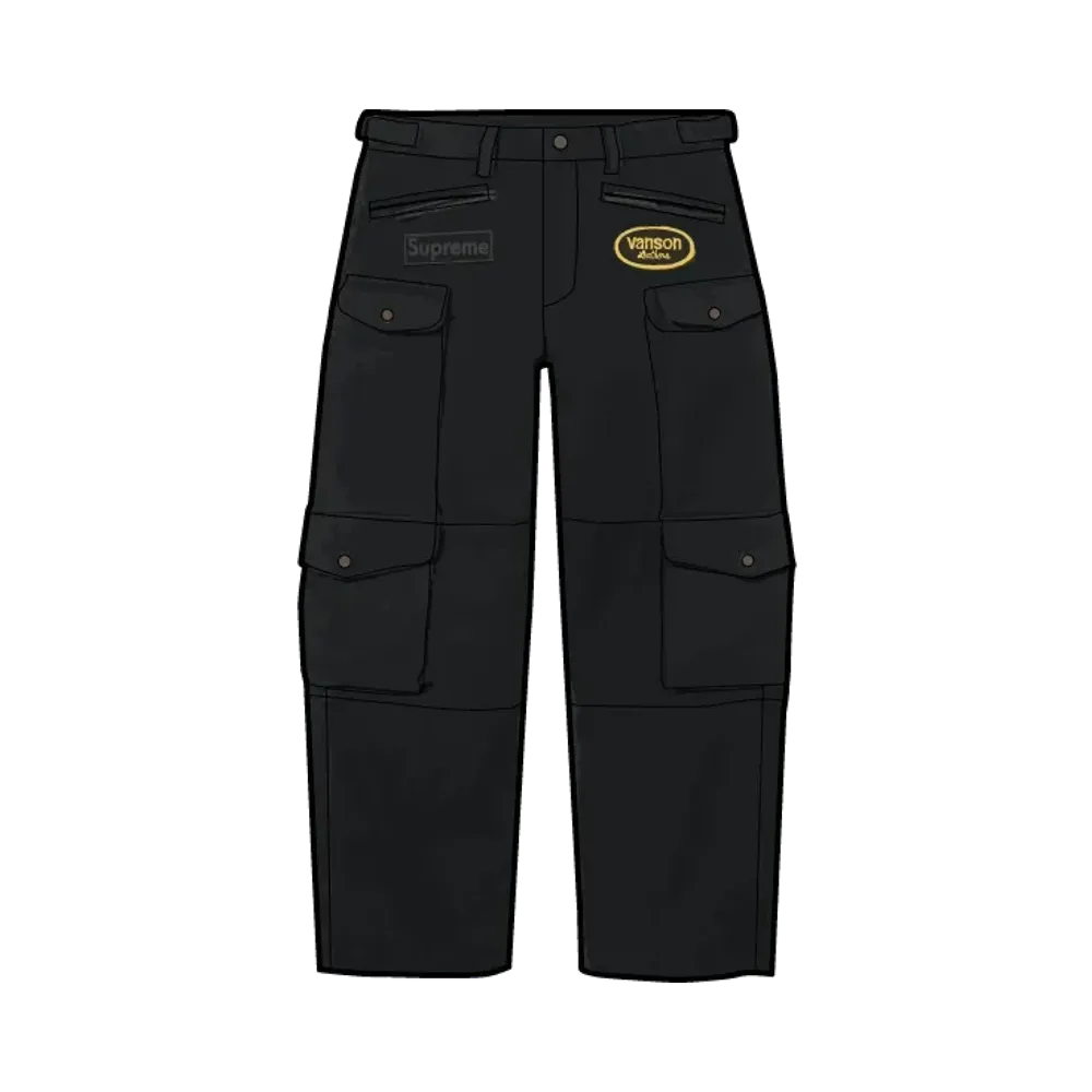 Supreme x Vanson Leathers Cordura Pant "Black"