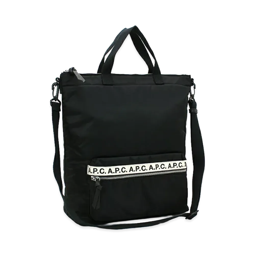 A.P.C. Repeat Tote Bag "Noir"