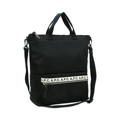 A.P.C. Repeat Tote Bag "Noir"