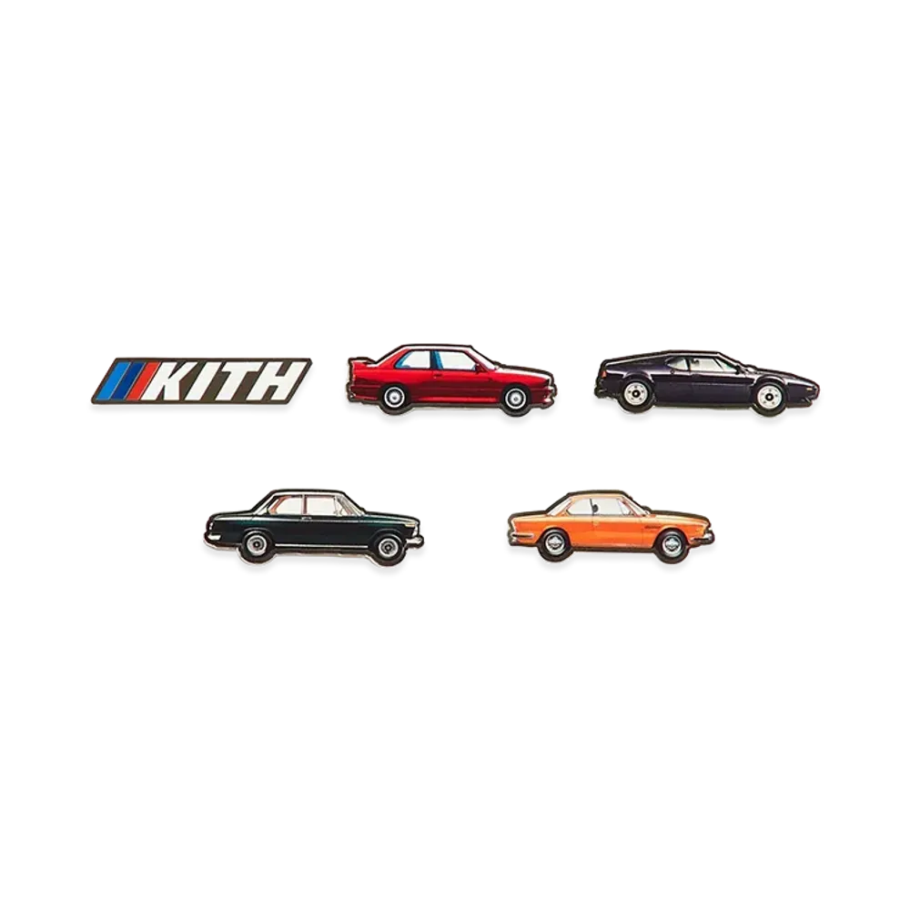 Kith x BMW Set of 5 Pin Set "Multi"