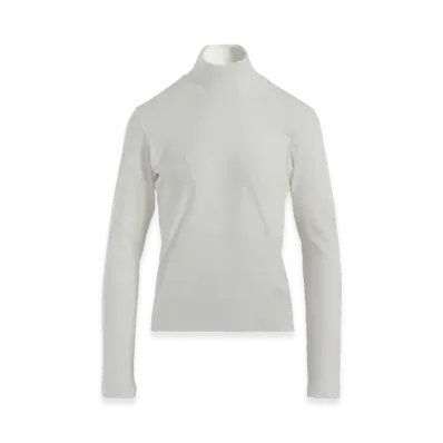 Y's Hard-Twisted Jersey Hn Long Sleeve T "Off White"