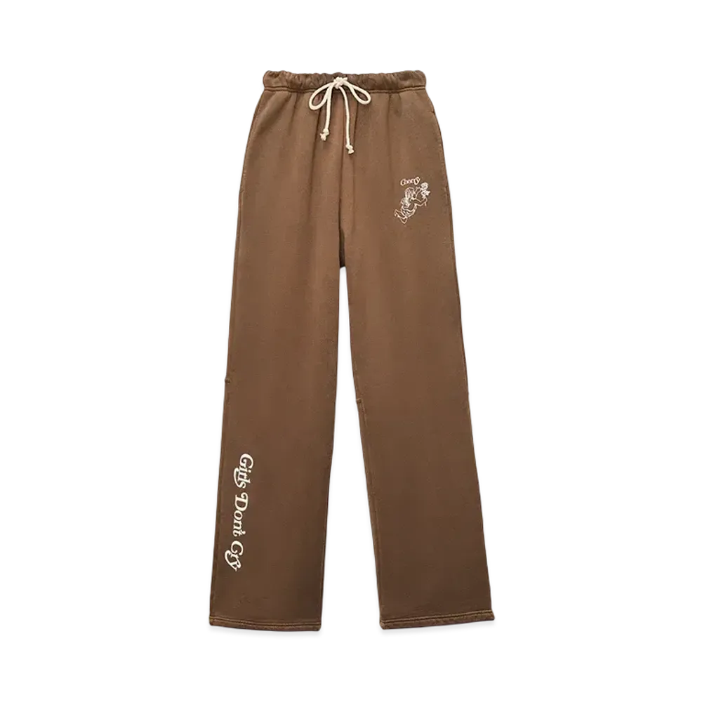 Girls Don't Cry x Cherry Los Angeles Angel Mens Sweatpants "Brown"
