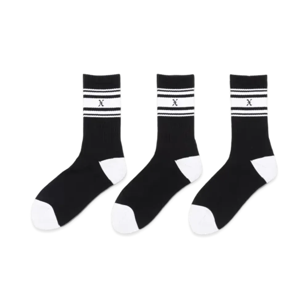GOD SELECTION XXX Socks (3Peace 1Pac ) GX-A25-SO-01 "Black"