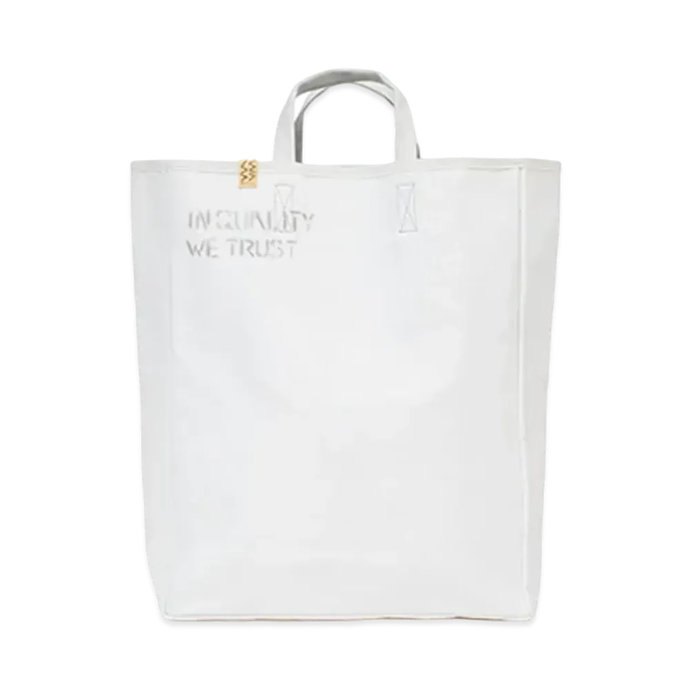 visvim MIL TRADER BAG (L) "White"
