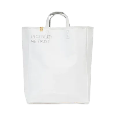 visvim MIL TRADER BAG (L) "White"