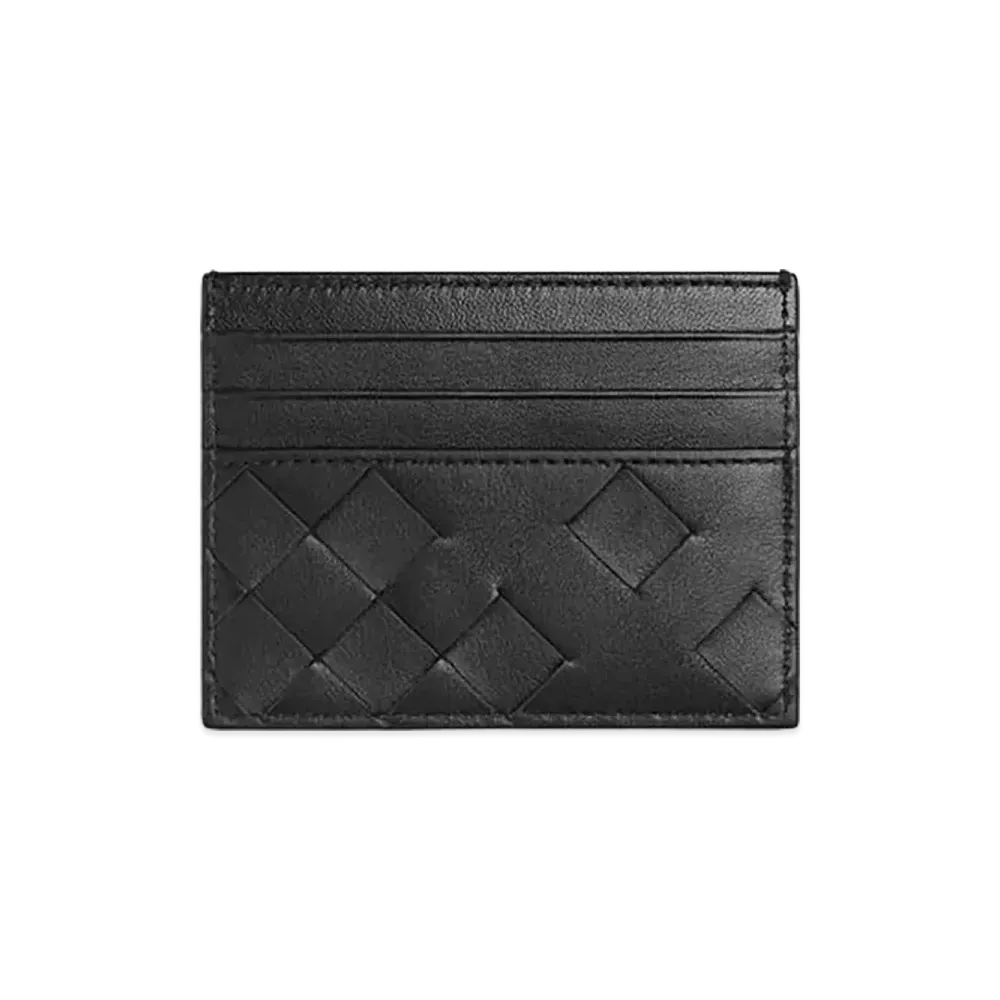 Bottega Veneta Intrecciato Credit Card Case "Black"