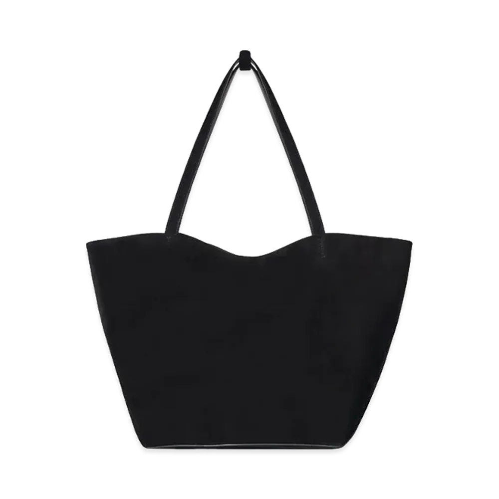 The Row Women's Park Tote Three Suede Bag "Black"