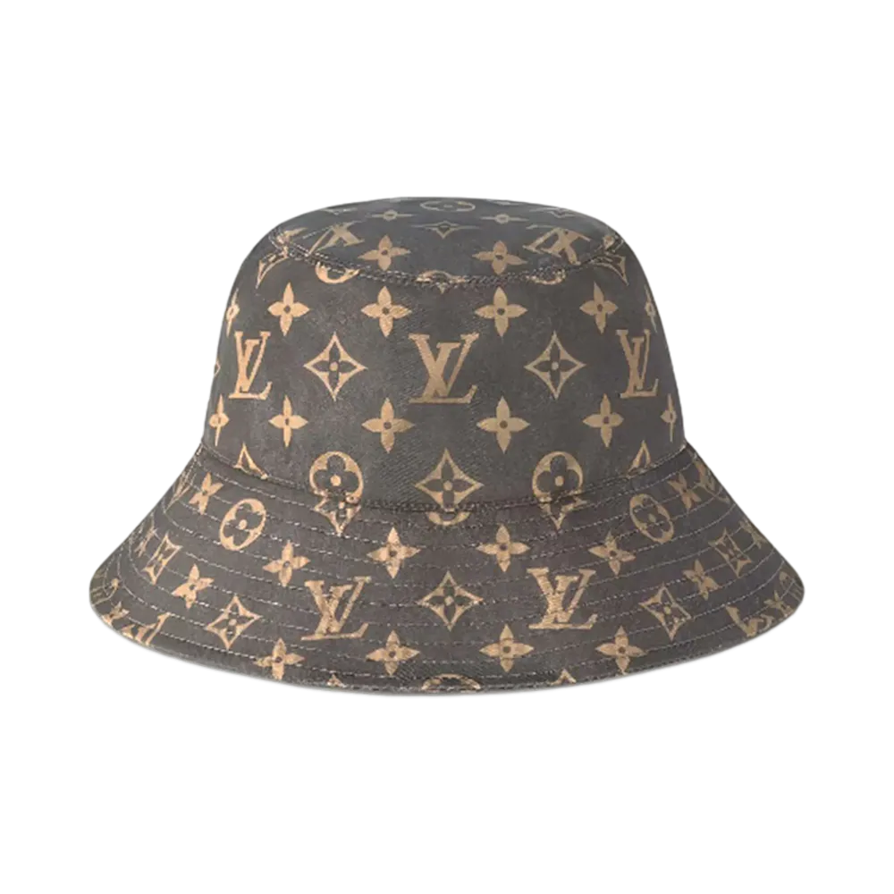 Louis Vuitton Monogram Pocket Bucket Hat "Brown"