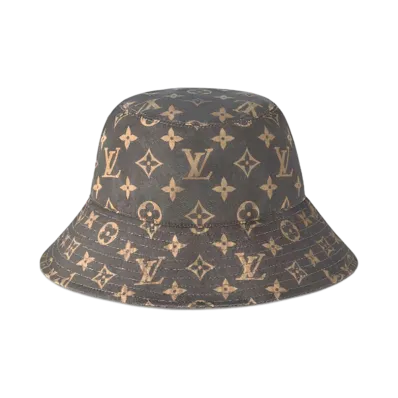 Louis Vuitton Monogram Pocket Bucket Hat "Brown"