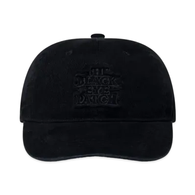 BlackEyePatch Raw OG Label Washed Cap "Black"