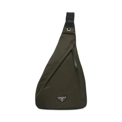 PRADA Re-Nylon Leather Backpack Tundra "Black"