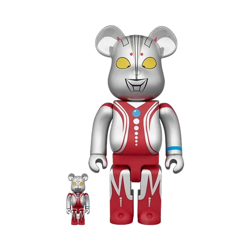 MEDICOM TOY "BEARBRICK" -Ultraman Taro- Mother Of Ultra 100% & 400%
