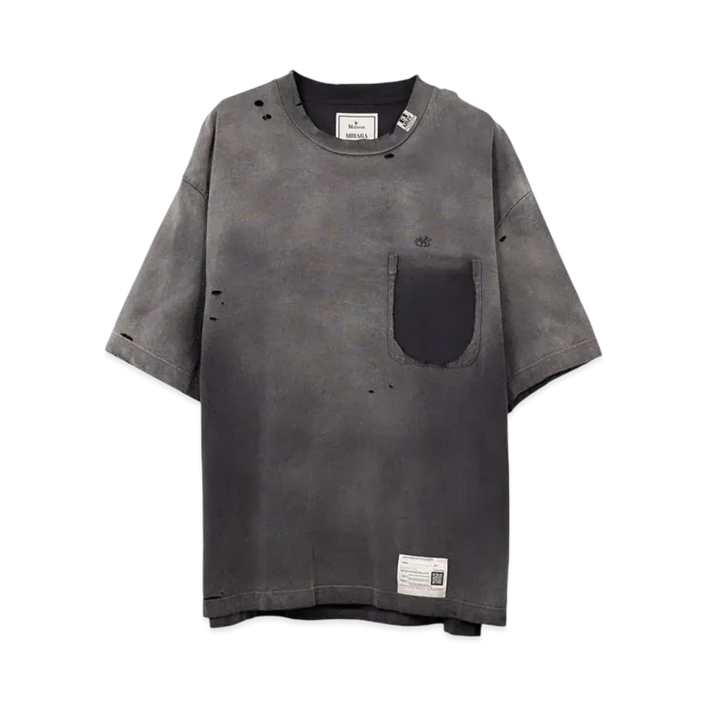 Maison MIHARA YASUHIRO Sun Faded Like T-Shirt "Black"