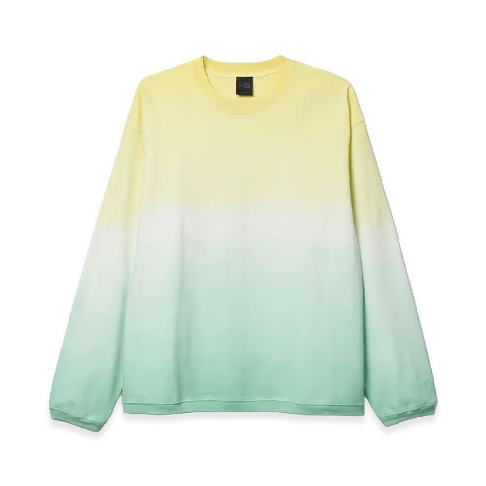 NEW ERA French Terry Mellow Sweat Crew Neck Black Label SS26 "Yellow/Light Green"