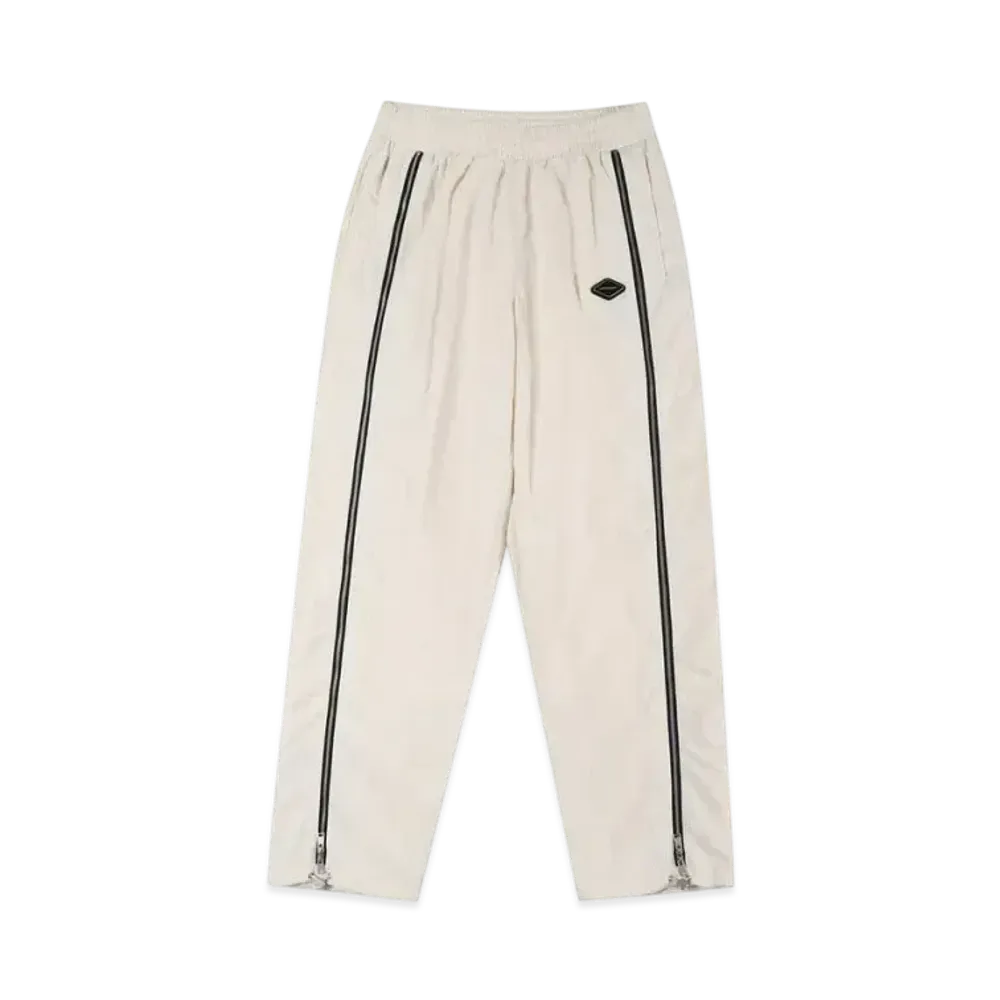 Unknown London Cream Tonal Zip Track Pants "Cream"