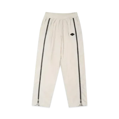 Unknown London Cream Tonal Zip Track Pants "Cream"
