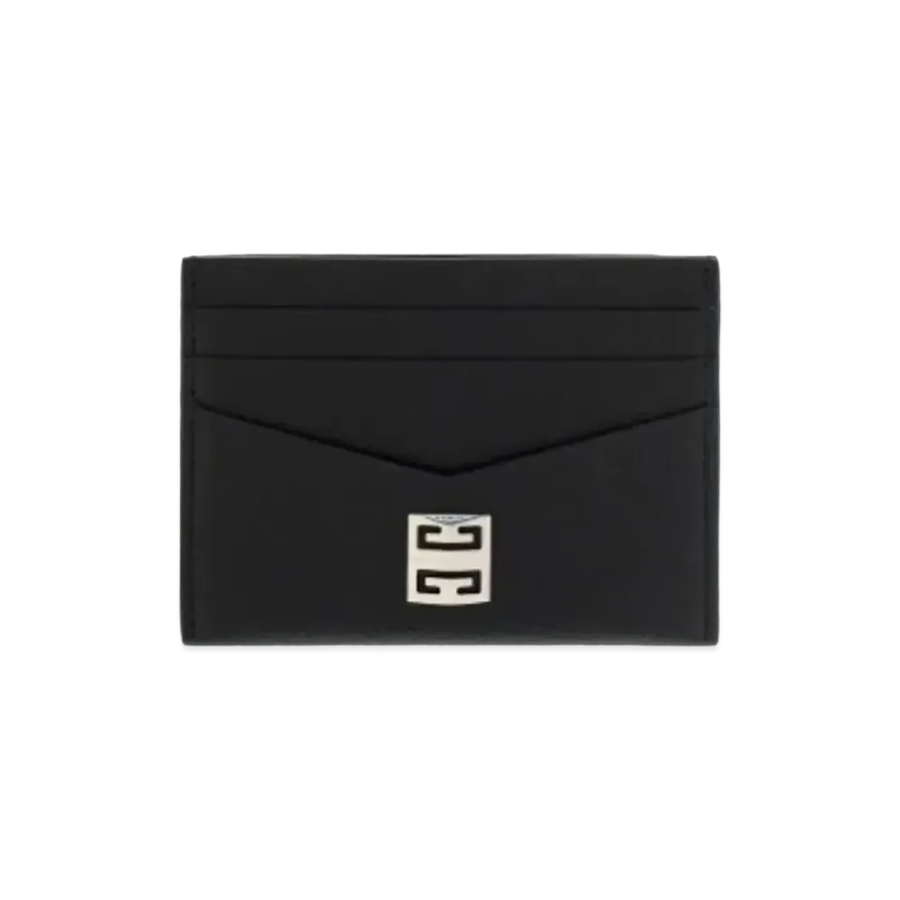 GIVENCHY Card Holder in Grained Leather "Black"
