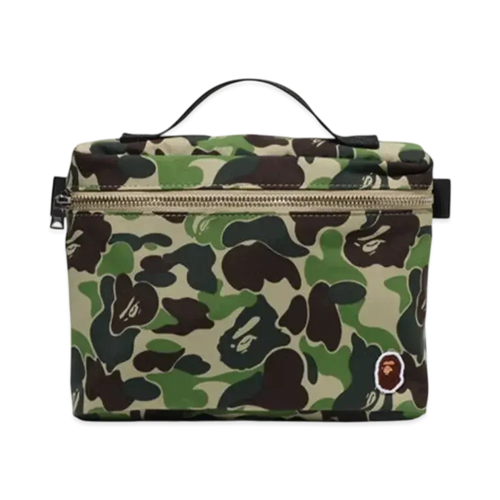 A BATHING APE Abc Camo Music Pouch "Green"