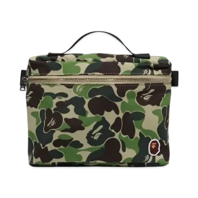 A BATHING APE Abc Camo Music Pouch "Green"