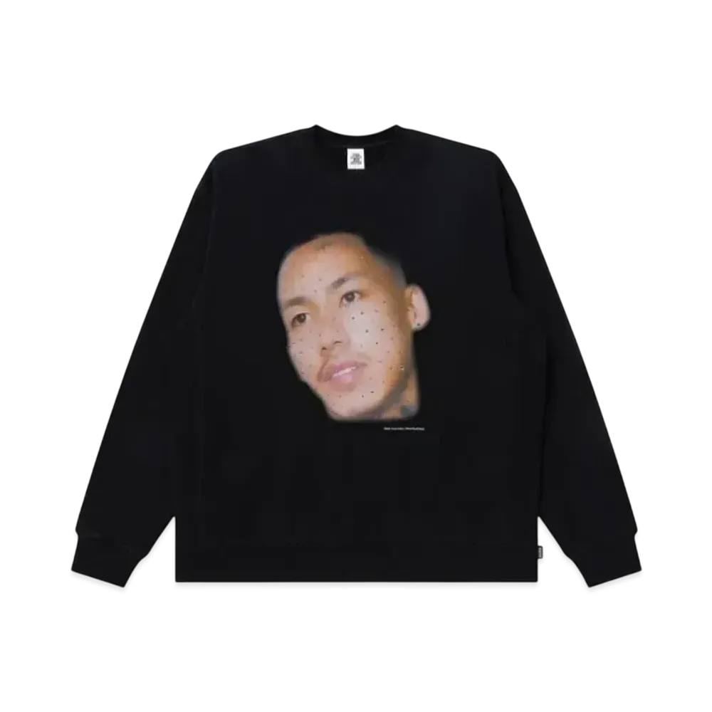 Blackeyepatch Yuki Chiba Star Rhinestone Crew Sweat "Black"