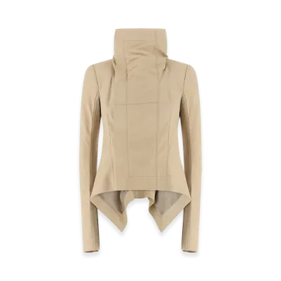 Rick Owens Women's Naska Biker' Jacket "Beige"