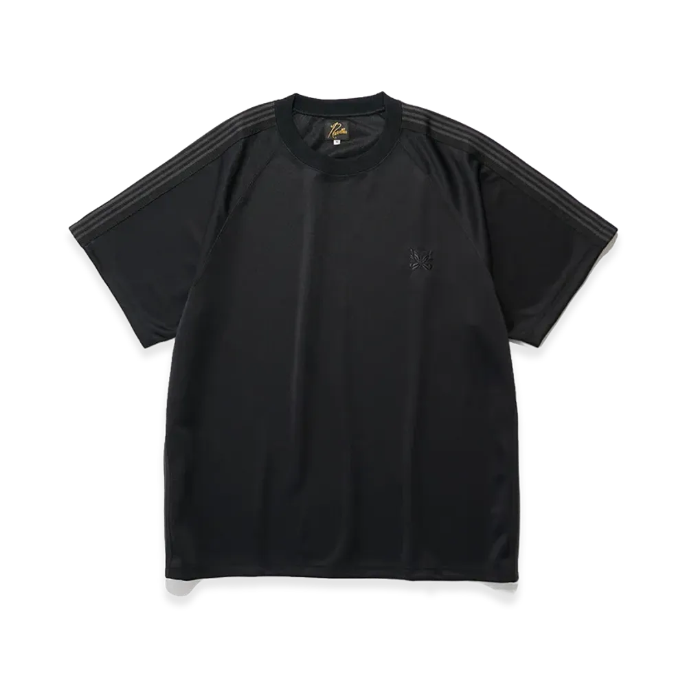 NEEDLES x STUDIOUS S/S Track Crew Neck Shirt - Mesh "Black"