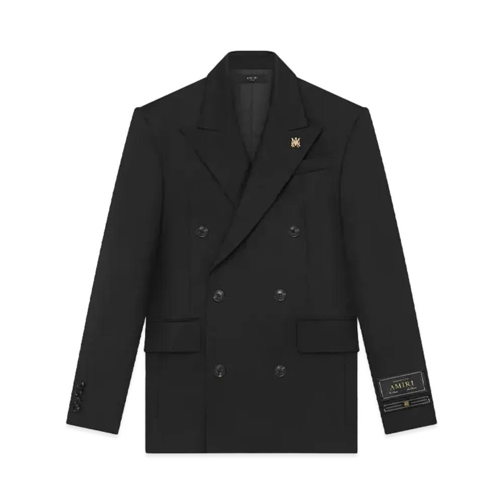 AMIRI Double Breast Blazer "Black"