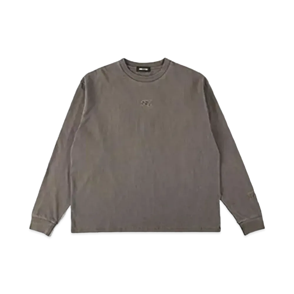 WIND AND SEA SEA (pigment-dye) L/S Tee "D.Gray"