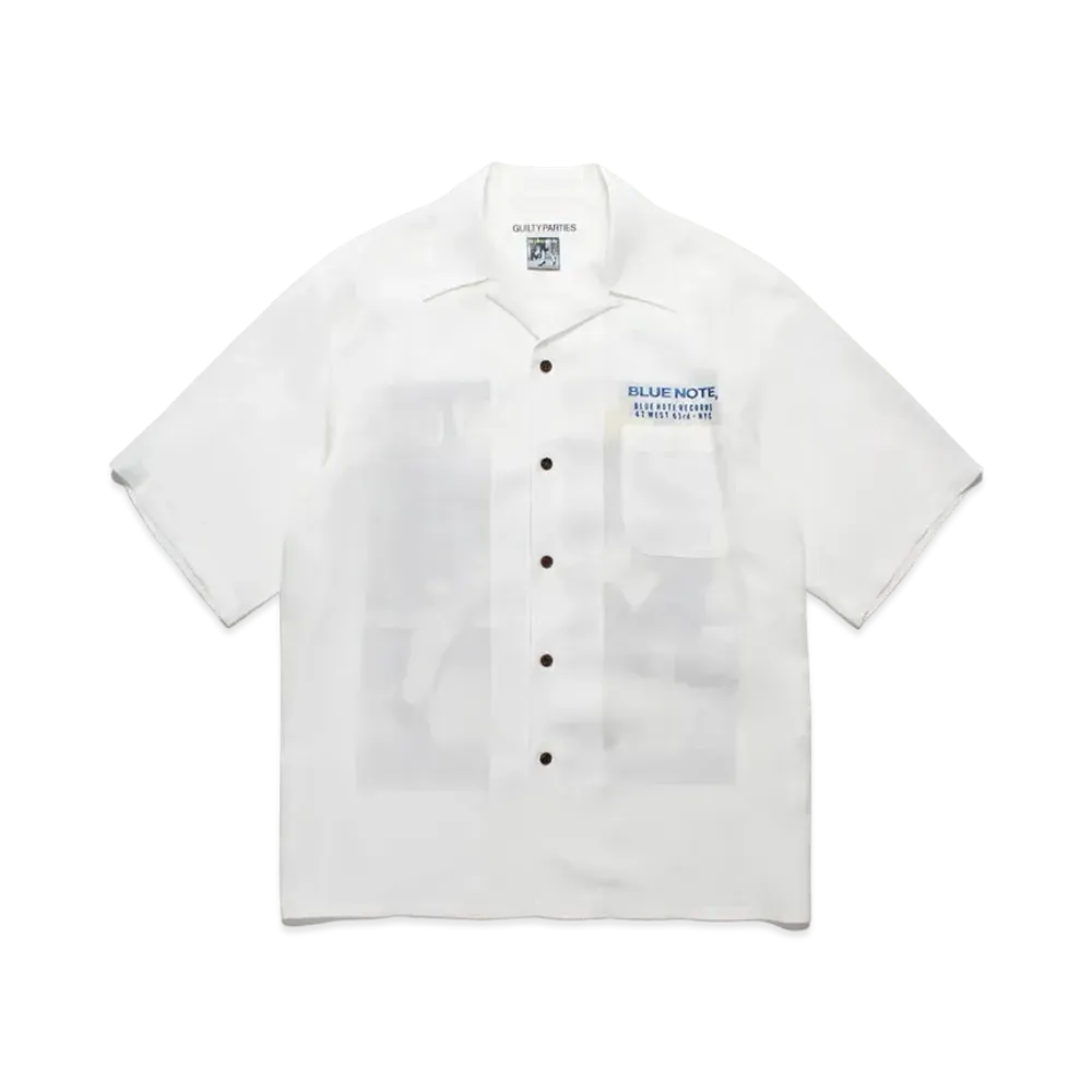 WACKO MARIA Blue Note / Hawaiian Shirt "White"