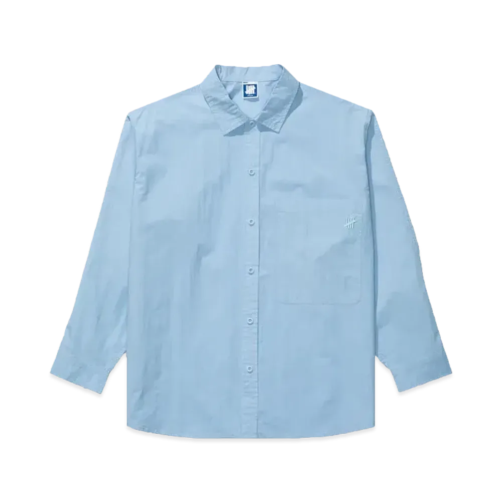 UNDEFEATED Relaxed L/S Shirt "Blue"
