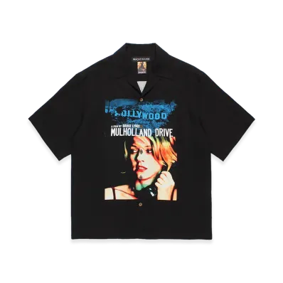 WACKO MARIA Mulholland Drive / 50's Open Collar Shirt "Black"