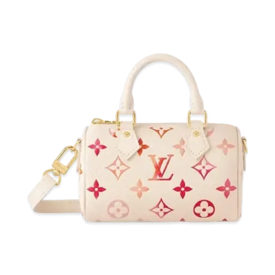 Louis Vuitton Nano Speedy Monogram Empreinte Leather "Sunrise Aquarelle"