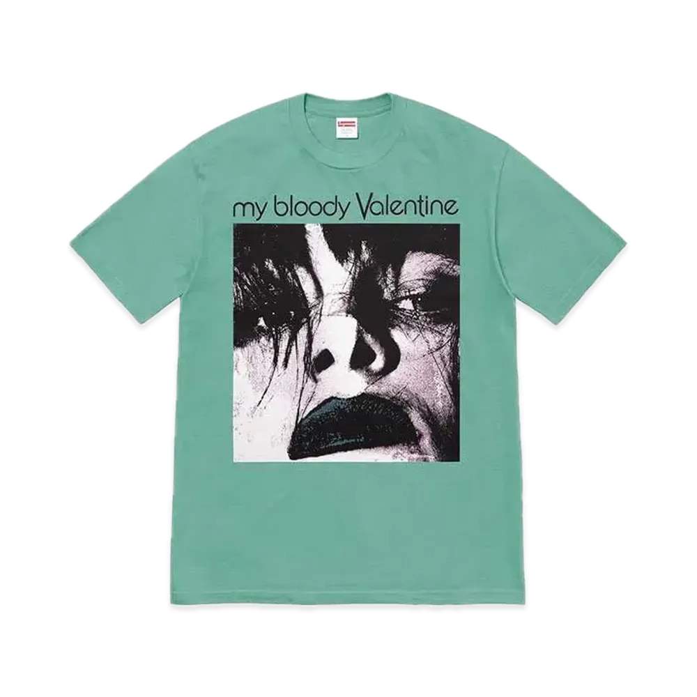 Supreme My Bloody Valentine Feed Me With Your Kiss Tee "Dusty Teal"