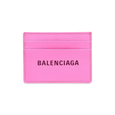 BALENCIAGA Everyday Neon Everyday Card Holder "Pink"