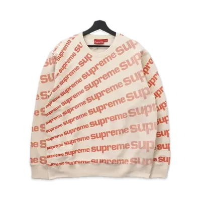 Supreme Radial Crewneck "White"