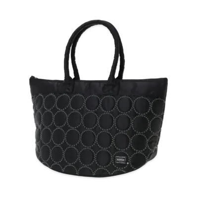 PORTER x mina perhonen Tambourine Tote Bag "Black/Grey"
