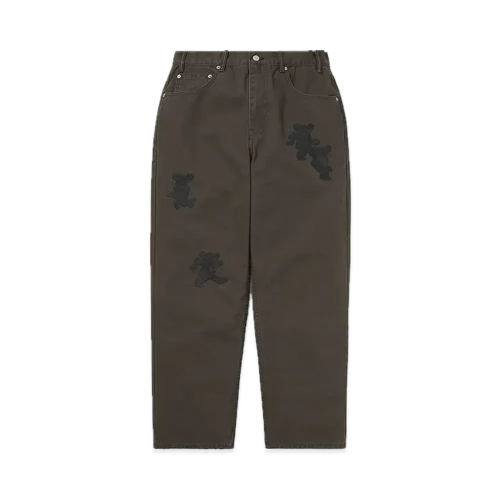 thisisneverthat x Grateful Dead Dancing Bears Work Pant "Brown"