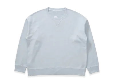visvim Jumbo SB Sweat L/S DMGD "LT.Blue"