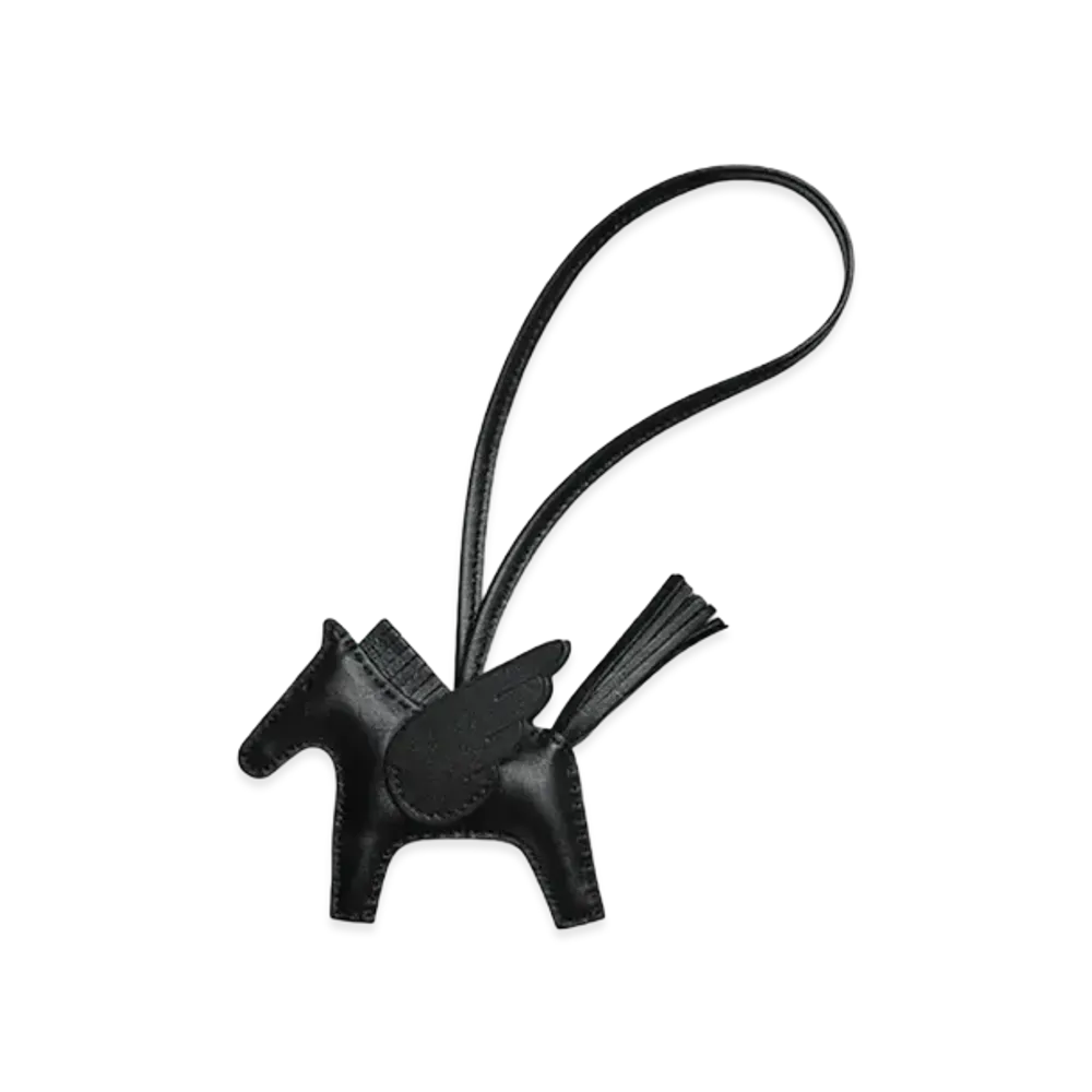 Hermes Rodeo Pegase PM Charm "So Black"