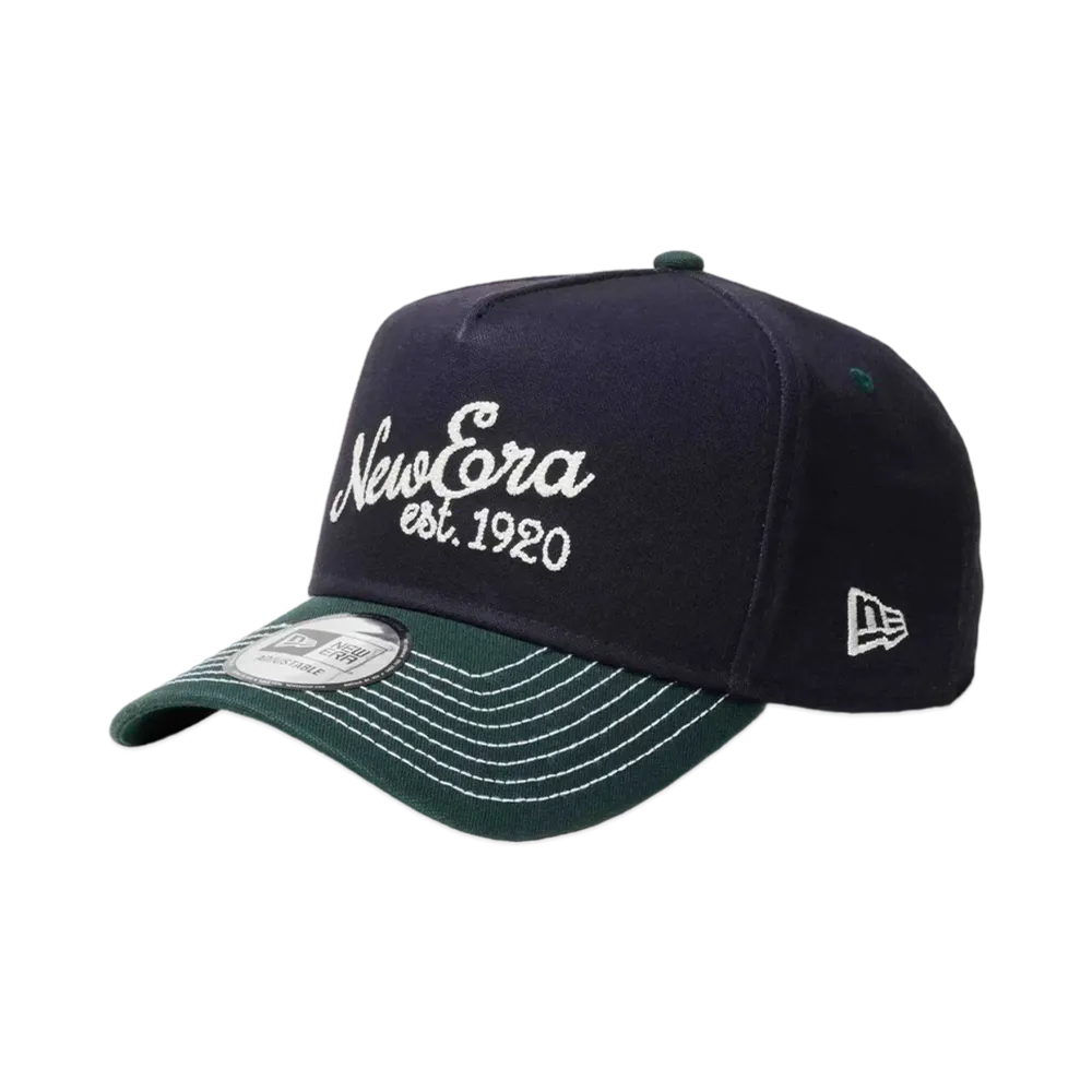 NEW ERA 9Forty A-Frame 2-Tone Duck Canvas "Navy/Dark Green"